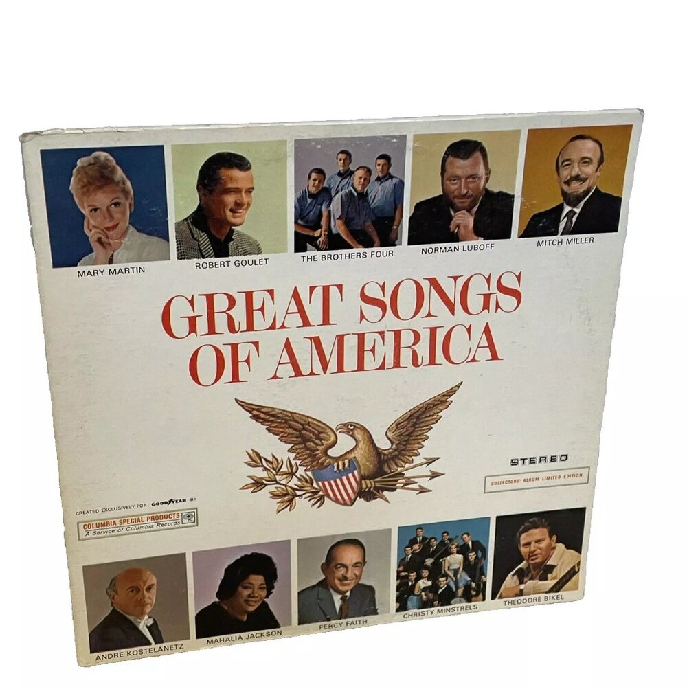 Various Great Songs Of America(Vinyl, 1967) Columbia Special Products CSP 133 G+